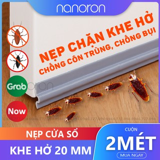 Ron cửa sổ NANORON  Thanh nẹp chặn khe hở chống bụi cách âm ngăn côn trùng  chống va đập
