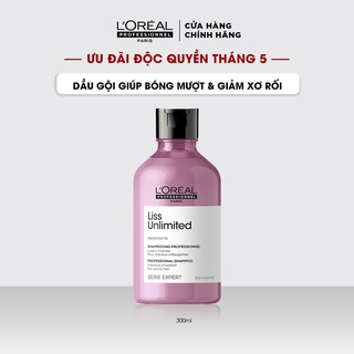 [Mã COSPPD05 giảm 10% đơn 400K] Dầu gội giúp tóc suôn mềm và giảm xơ rối Serie Expert Liss Unlimited 300ml