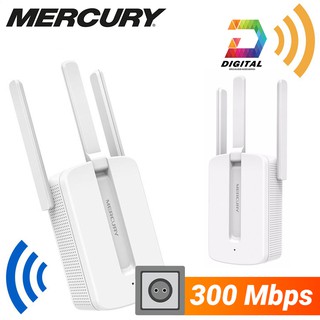 Kích Sóng Wifi Mercury MW310RE 3 Râu 300Mbps Chính Hãng