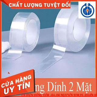 ⚡GIAO HỎA TỐC⚡ Băng Dính 2 Mặt Đa Năng Trong Suốt.