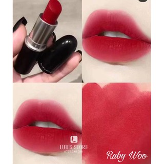 Son MAC #Ruby Woo - Đỏ Cổ Điển