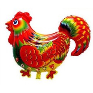 BÓNG BẠC TRUNG HÌNH CON GÀ SIZE 50CM