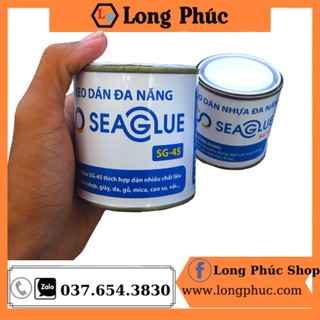 [FreeShip 50k] Keo Dán SeaGlue SG-45| Trong Suốt, Chịu Nước, Dính Chắc | lọ 300gr | long phúc