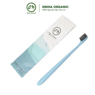 Bàn chải đánh răng hữu cơ cao cấp UMIHA ORGANIC lông mềm mịn, chất liệu an toàn, giao màu ngẫu nhiên