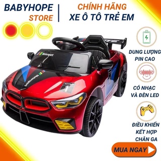 Xe ô tô điện cho bé BMW có điều khiển nhạc đèn