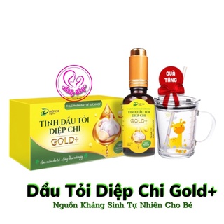 [Hết ho sổ mũi] Dầu tỏi Diệp Chi  gold + tặng ly