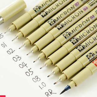 [Michi Art Store] Bút line đi nét Sakura Pigma Micron kháng nước vẽ kỹ thuật chuyên nghiệp Nhật Bản