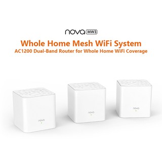Bộ mesh wifi Tenda NOVA MW3 3 Pack chuẩn AC1200Mbps