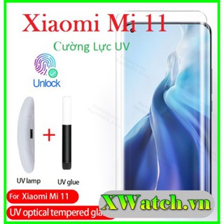 Cường Lực Full màn Xiaomi Mi 11 Cường lực UV mi11 Mi 11 ultra Mi 10 Kính cường lực UV cho Xiaomi Mi 11 Mi 11 Pro Mi 11