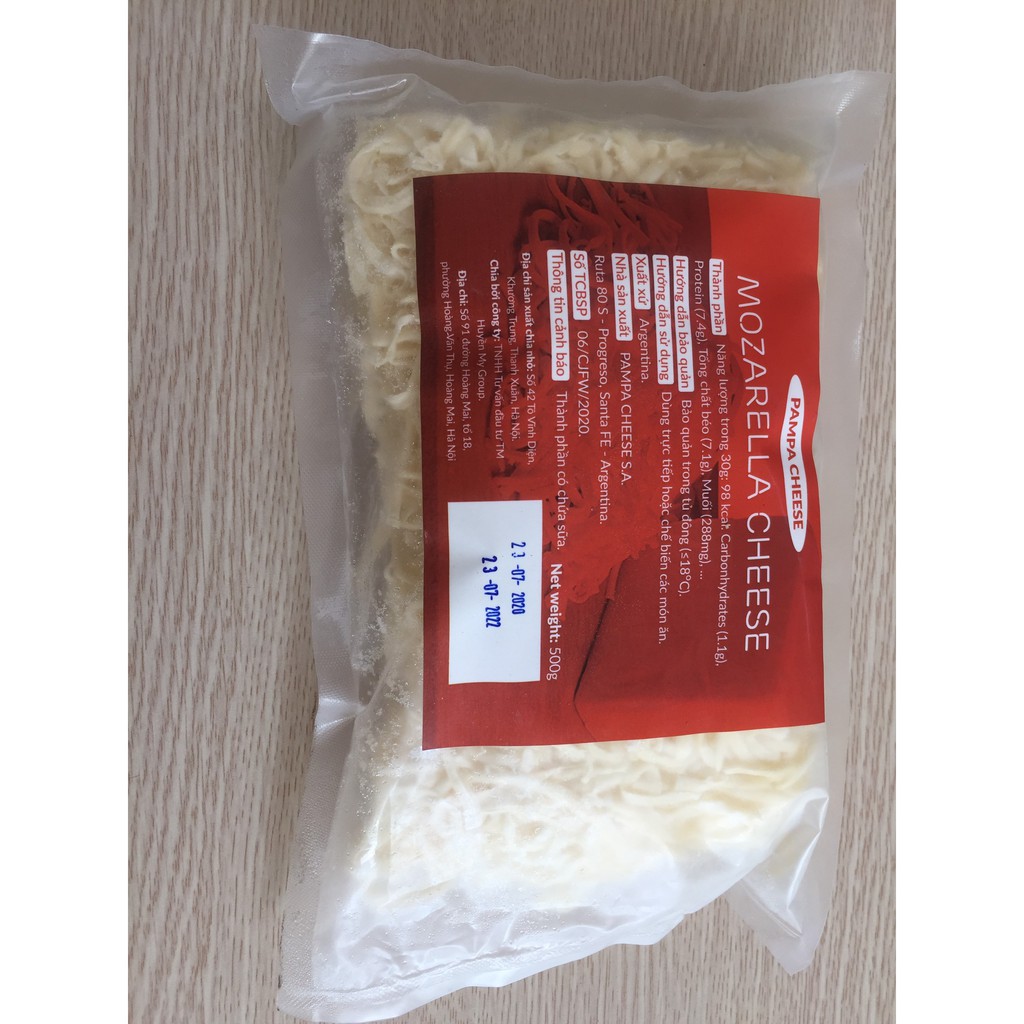 Phomai bào sợi Mozzarella