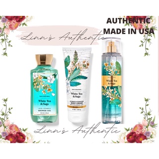 WHITE TEA &amp; SAGE -Xịt Thơm Toàn Thân Nước Hoa Body Mist Bath &amp; Body Works Usa