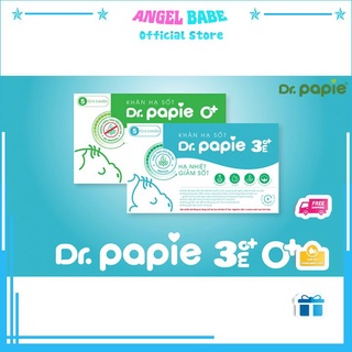 Khăn lau hạ sốt Dr Papie 2 chế độ