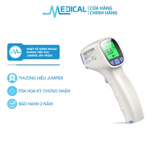 Nhiệt kế hồng ngoại không tiếp xúc JUMPER JPD-FR202 bảo hành 2 năm chính hãng (Chứng nhận FDA Hoa Kỳ) - MEDICAL