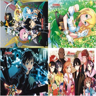 Poster Sword Art Online Đao Kiếm Thần Vực tranh treo album ảnh in hình anime chibi đẹp