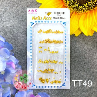 Mẫu TT49 . Charm kim loại đính trang trí móng