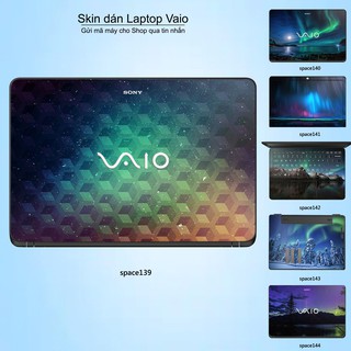 Skin dán Laptop Sony Vaio in hình không gian nhiều mẫu 24 (inbox mã máy cho Shop)
