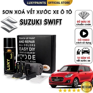 Sơn xóa vết xước xe ô tô Suzuki Swift LUXYPAINTS, màu chuẩn theo Code dễ sử dụng độ bền cao - LP01SUSW