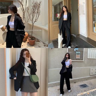 ÁO VEST NỮ / ÁO BLAZER TREND ULZZANG / ẢNH THẬT