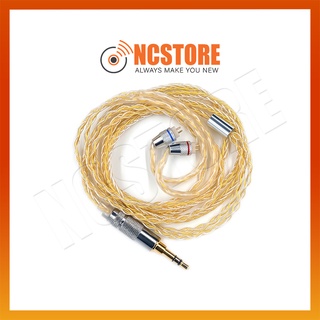 [NC] Dây Cáp nâng cấp tai nghe KZ Đồng mạ bạc | Đồng mạ vàng | 4N | tăng bass | phù hợp nghe Tạp | Lossless