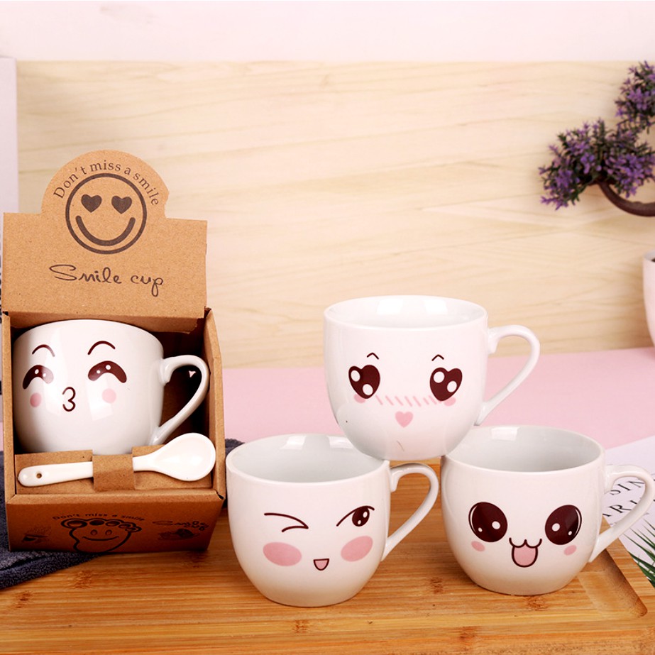 Cốc Sứ Kèm Thìa Pha Trà Cafe