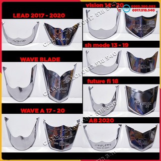✅ Ốp Mũi Dè Trước , Sau iNox Sh mode / Air Blade 2020 / Wave A / Wave Blade / Lead / Vision / Future Fi ( Gía 1 Cặp ) ✅