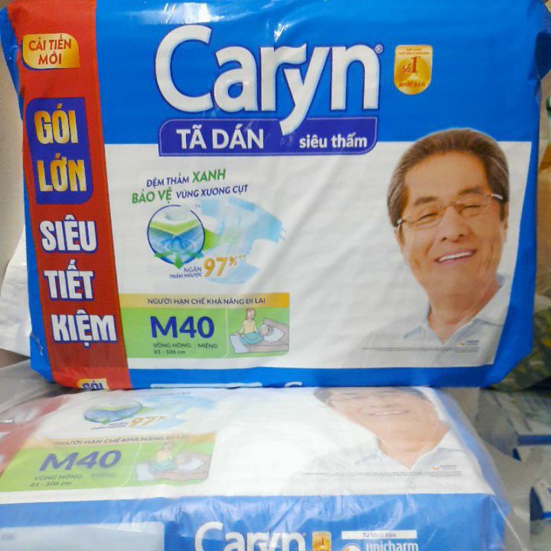 Tã dán Caryn M40 Mẫu mới
