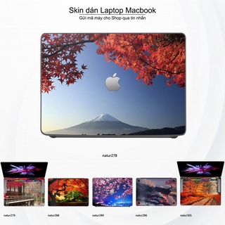 Skin dán Macbook mẫu thiên nhiên (đã cắt sẵn, inbox mã máy cho shop)