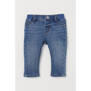 Quần jean xanh cạp chun HM H&amp;M_hàng chính hãng authentic