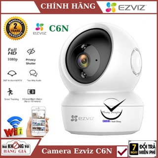 Camera WiFi Quay 360° EZVIZ C6N 2MP, cảm biến chuyển động , đàm thoại 2 chiều - bảo hành chính hãng