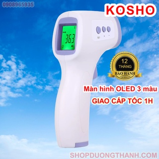 Nhiệt kế điện tử hồng ngoại  ba màu đo nhiệt độ thân nhiệt dạng súng bắn UXA-03