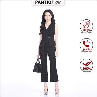 ÁO SƠ MI Cổ tim cách điệu thời trang BAS52322- PANTIO