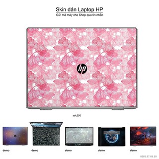 Skin dán Laptop HP in hình hoa hồng stic250 (inbox mã máy cho Shop)