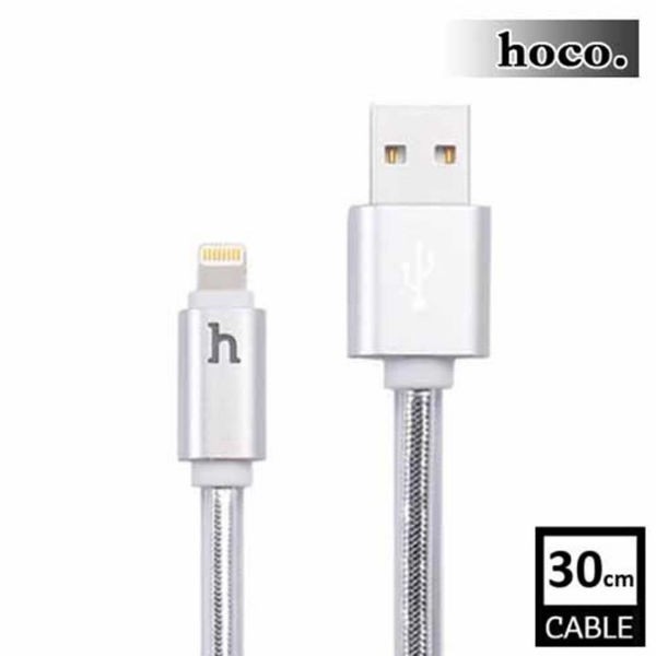 Cáp lightning Hoco 30cm có đèn Led