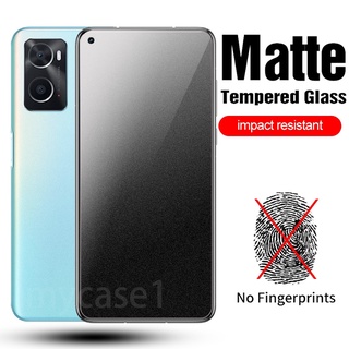 Kính cường lực nhám chống bám vân tay cho OPPO A98 A96 A78 A77 A77s A76 A95 A74 A57 A54 A93 A17 A17K A16 A16s A16K A15 A15s A12 A93 A55 A53 A33 A32 A92 A72 A52 A91 A31 F11 Pro A5 A9 5G