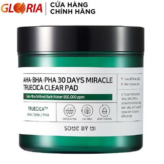Miếng Tẩy Da Chết Some By Mi AHA-BHA-PHA 30 Days Miracle Truecica Clear Pad 125ml (70 Miếng)