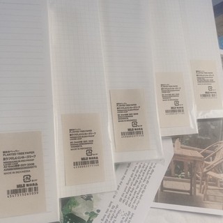 Ruột sổ còng Túi giấy đục lỗ Refill Muji A4 A5 B5