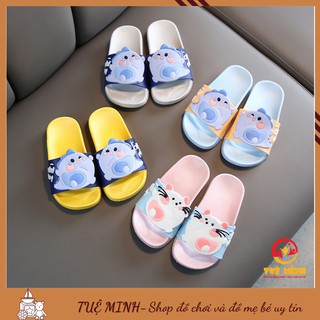 Dép Hoạt Hình Tuệ Minh Cho Bé Trai Bé Gái Từ 12 Tháng Đến 6 Tuổi Đế Mềm, Siêu Nhẹ, Chống Trơn Trượt