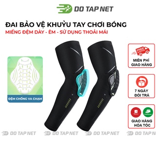 Đai Khuỷu Tay, Băng Bảo vệ Khuỷu Tay Có Miếng Đệm Dày Chơi Thể Thao Bóng Rổ, Tránh Chấn Thương