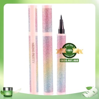 Bút Kẻ Mắt Nước Siêu Mảnh Lấp Lánh Cầu Vồng Không Thấm Nước Bền Màu Lâu Trôi