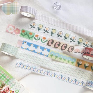 Băng dính trang trí washi tape đơn giản tiểu thanh Tân