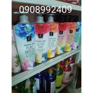 Dầu Elastine Hàn Quốc 600ml xanh PURE BREEZE