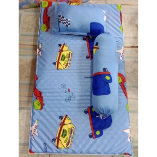 Trọn bộ 3 món nệm bé thun Hàn Quốc ( 70 x 120 ) cm