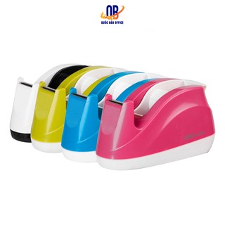 Cắt băng dính để bàn Deli E808 - Xanh dương/ Trắng/ Vàng/ Hồng - 1 chiếc