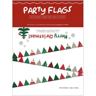 Dây Cờ Trang Trí Giáng Sinh Noel Cờ Hình Tam Giác