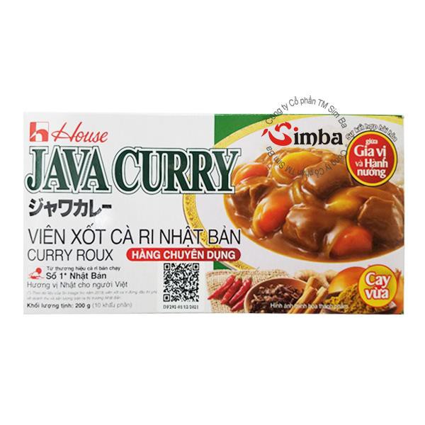 Viên xốt cà ri Nhật Bản - Java Curry 200g - DF292