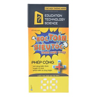 Sách - Thẻ Học Toán Siêu Tốc - Phép Cộng