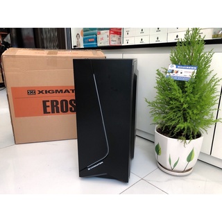 Vỏ máy tính (vỏ case)  Xigmatek EROS (No Fan) EN43361 - ATX, Dải led RGB, Mặt hông kính cường lực