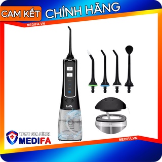 [CHÍNH HÃNG] Máy tăm nước cá nhân Laica PC4003, thiết kế sang trọng, 04 đầu để thay thế theo từng chế độ, dung tích bình