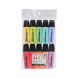 Bộ 10 bút dạ quang STABILO BOSS ORIGINAL Pastel (HLP70-C10)