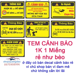 tem cảnh báo ( 1k )Bán vì đam mê chứ lờ lãi gì giờ này